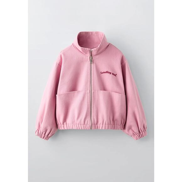 Zara Something Cool Embrodered Jacket 6-7Y - Picture 1 of 4
